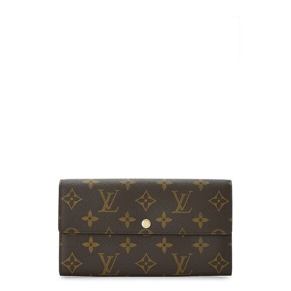 Louis Vuitton Handbags - Louis Vuitton Brown Monogram Coated Canvas Porte Monnaie Credit